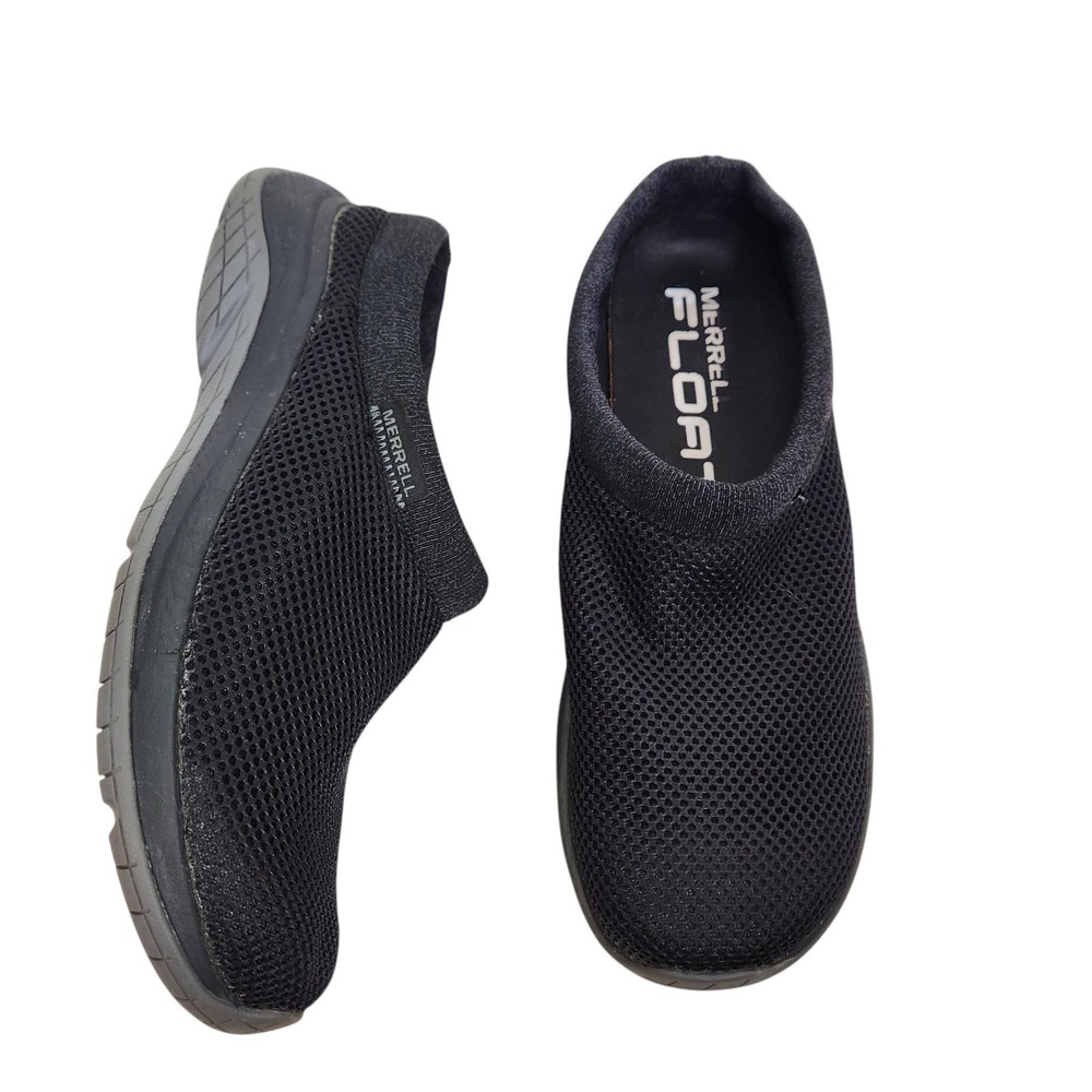 MERRELL FloatPro Shoes Womens 8.5 Black‎ Mesh Slip On Walking Comfort Casual